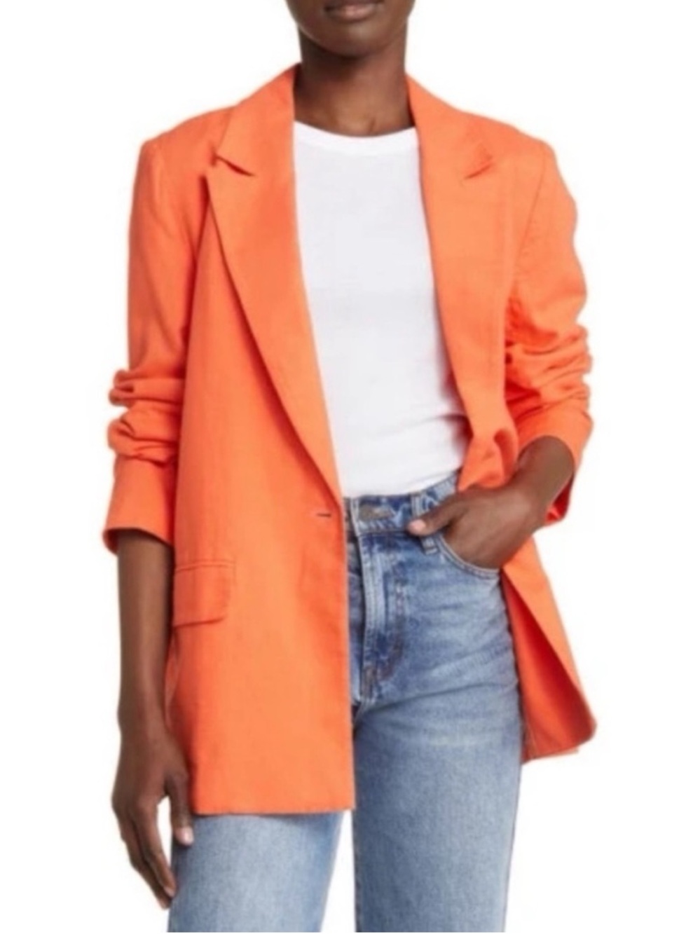 Treasure & Bond Linen Blazer